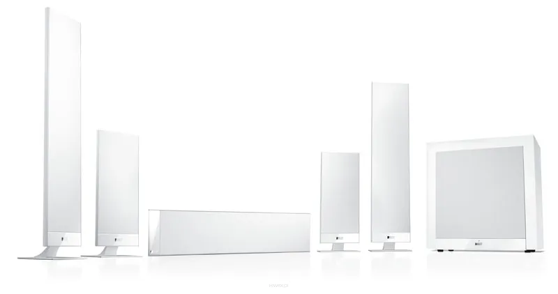 Kef T205 Zestaw głośników kina domowego, biały