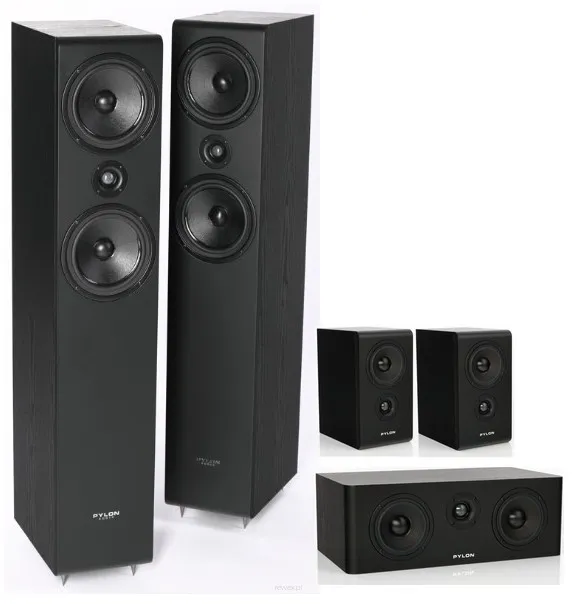 Pylon Audio Opal 23 / Opal Sat / Opal Center Zestaw głośników kina domowego