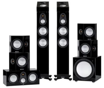 Monitor Audio Silver 300 7G Dolby Atmos Cinema 7.1.2 Set Zestaw głośników kina domowego